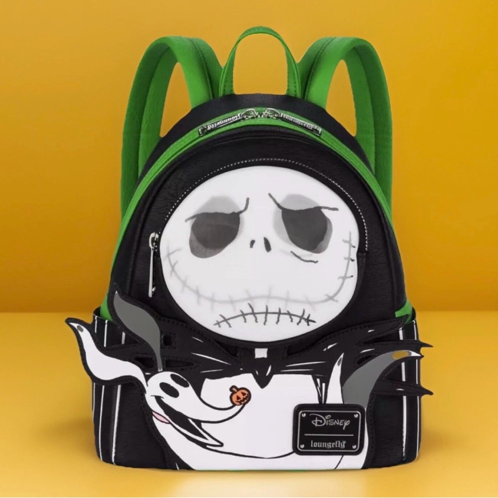 NEW Disney Loungefly Nightmare Before Christmas Lenticular JACK & ZERO Backpack